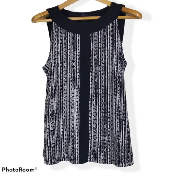 NWT - Rafaella, Border Style Sleeveless Blouse, Size M - Picture 1 of 5